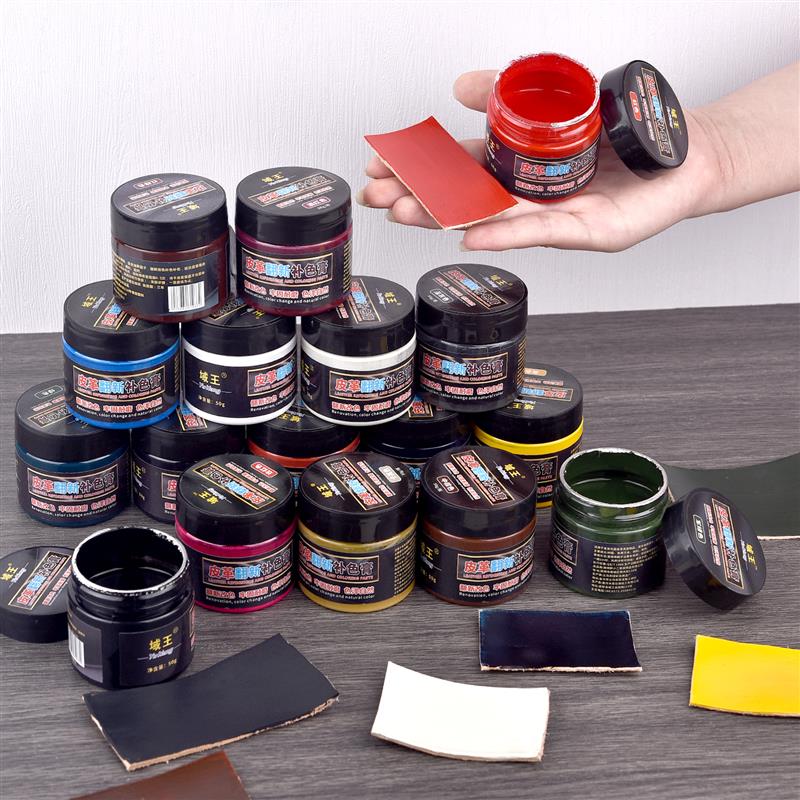 Leather Shoe Polish - 50ml acrylique cuir réparation peinture Pigment